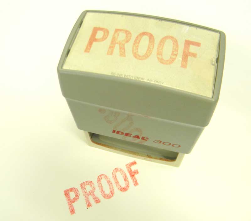 self inking stamps made by Rapid Press